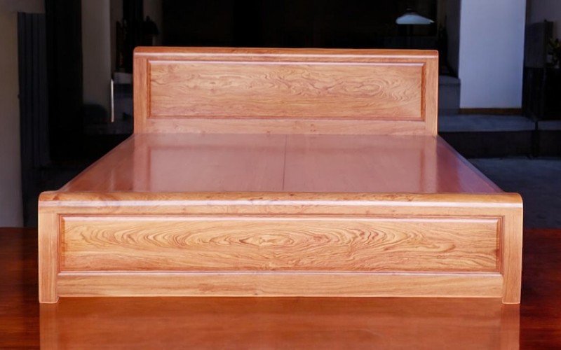 Mẫu giường gỗ đẹp tại quận 9 sang trọng tinh tế