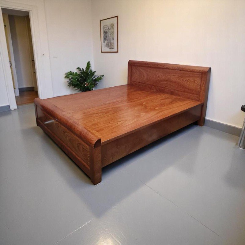 Mẫu giường giường gỗ công nghiệp