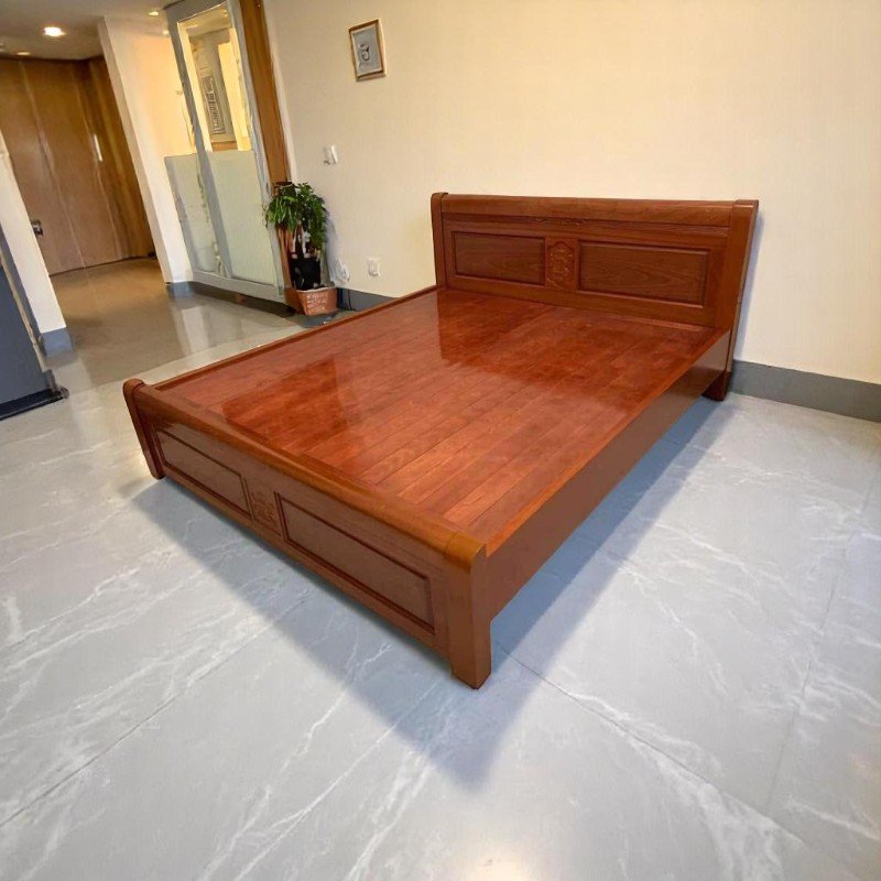 Mẫu giường giường gỗ công nghiệp