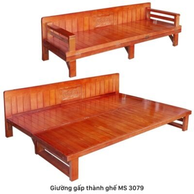 Giường gấp thành ghế MS 3079