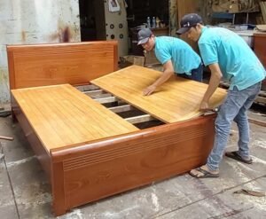 Giường ngủ gỗ cao cấp