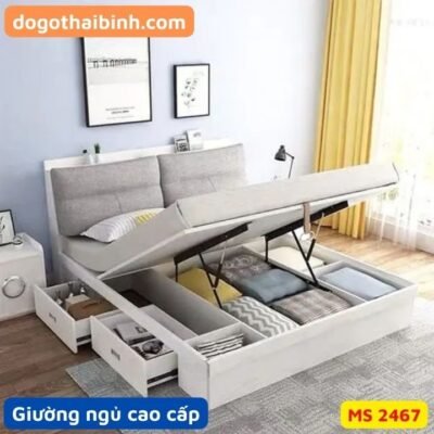 Giường ngủ cao cấp MS 2467 giá rẻ tại TPHCM