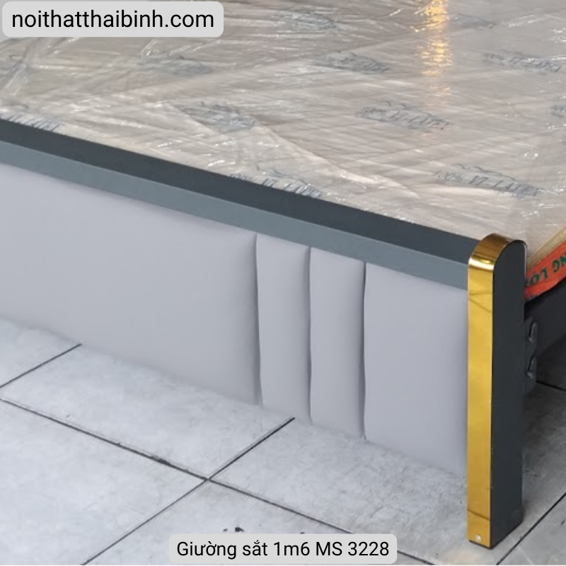 Giường sắt 1m6 MS 3228 - Ảnh 3