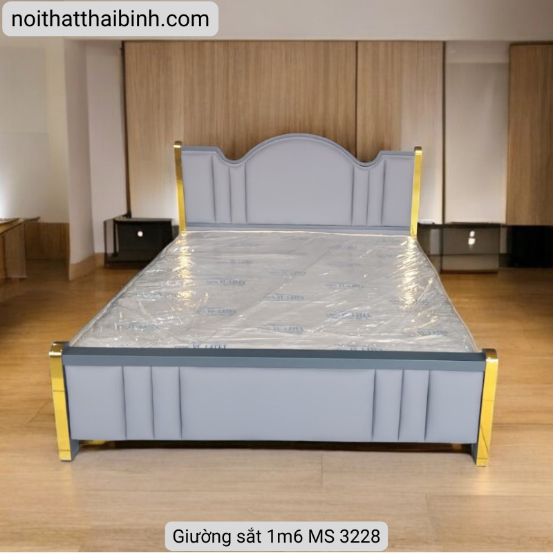 Giường sắt 1m6 MS 3228