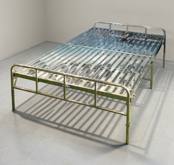 Giường xếp inox | Kích thước 1m4 MS 3480