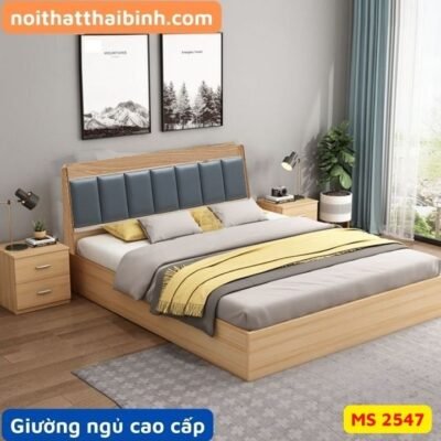 Giường ngủ cao cấp hiện đại MS 2547