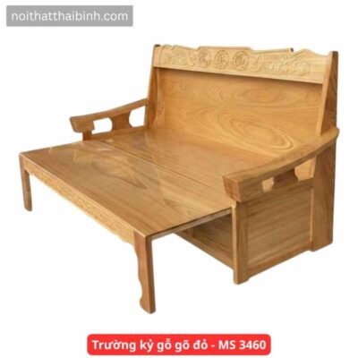 Trường kỷ gỗ gõ đỏ