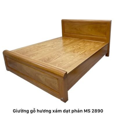 Giường ngủ gỗ hương xám dạt phản MS 2890