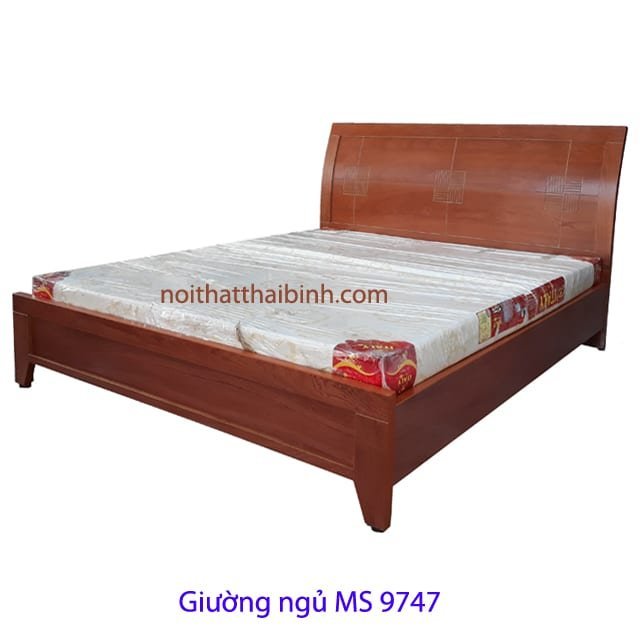 Giường ngủ đẹp giá rẻ MS 9747 Giá 1m6 = 4.500.000