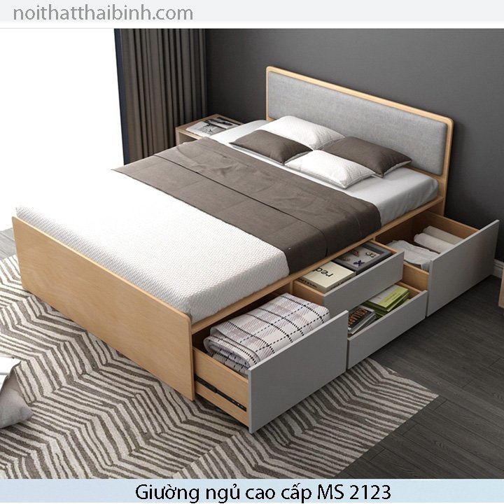 Giường ngủ cao cấp MS 2123