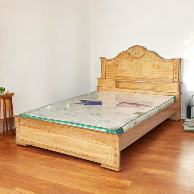 Giường gỗ gõ đỏ cao cấp MS 2929 - Ảnh 3