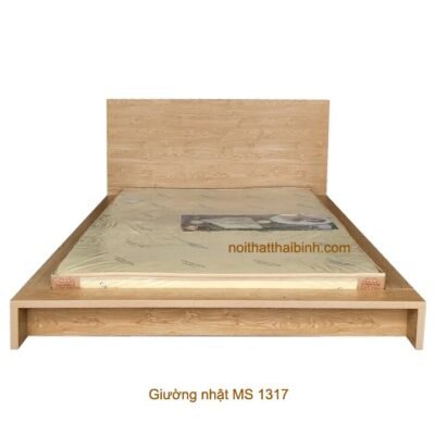 Giường kiểu nhật MS 1317 Giá bán= 6.000.000đ giảm còn= 5.000.000đ