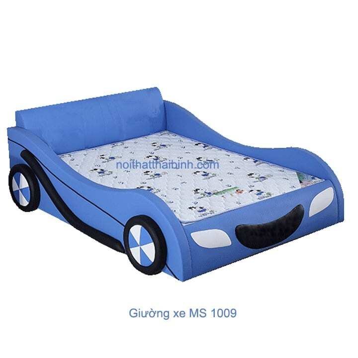 Giường ngủ hình xe hiện đại MS 1009 Giá bán = 7.500.000 đ
