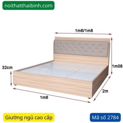 Alternative view of Giường đẹp cao cấp MS 2784